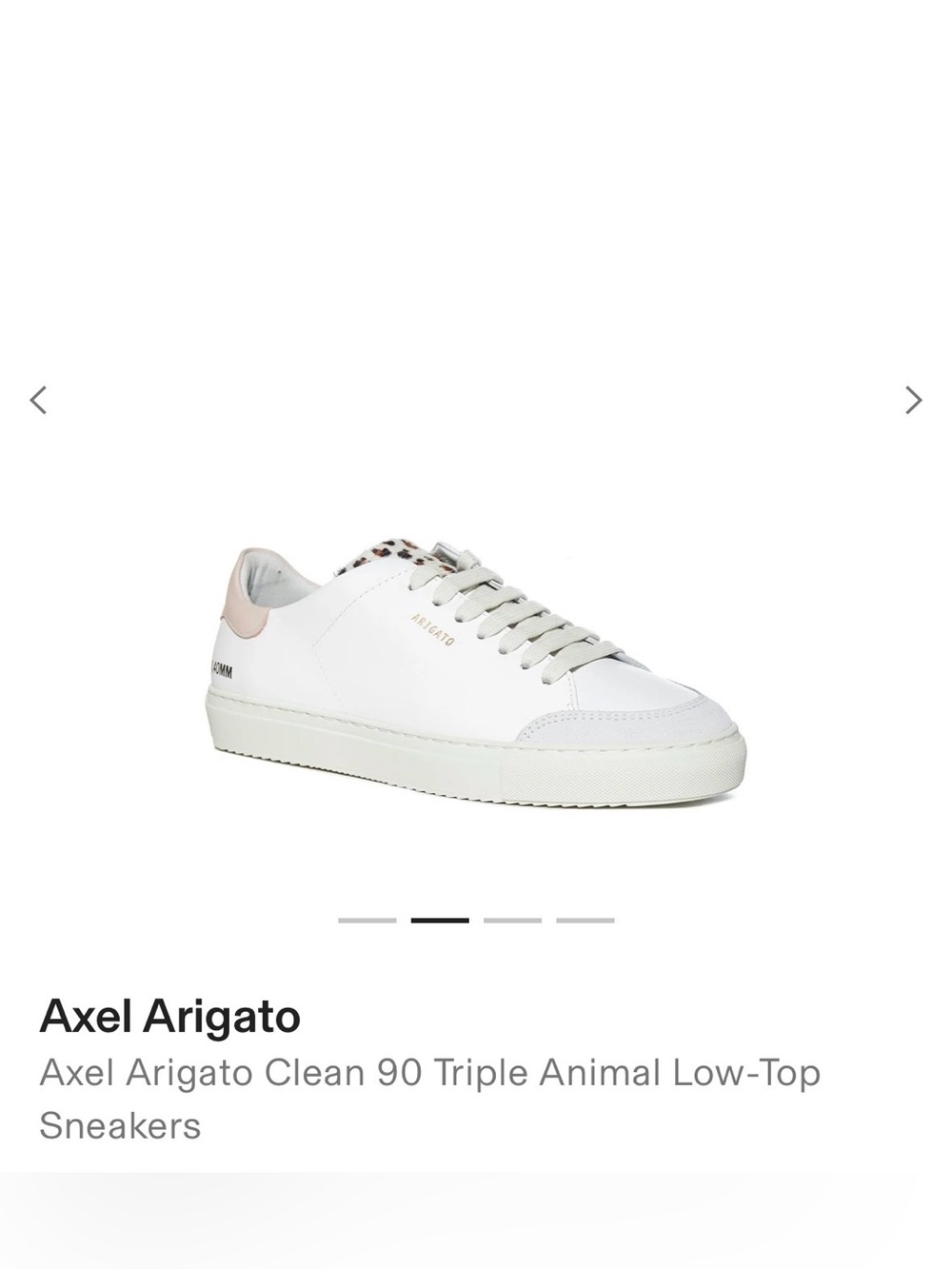 Axel Arigato Clean 90 Triple Animal Low Sneakers